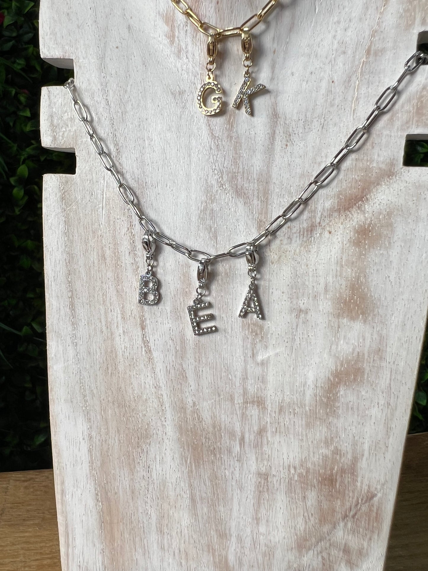 Collier lettres personnalisable