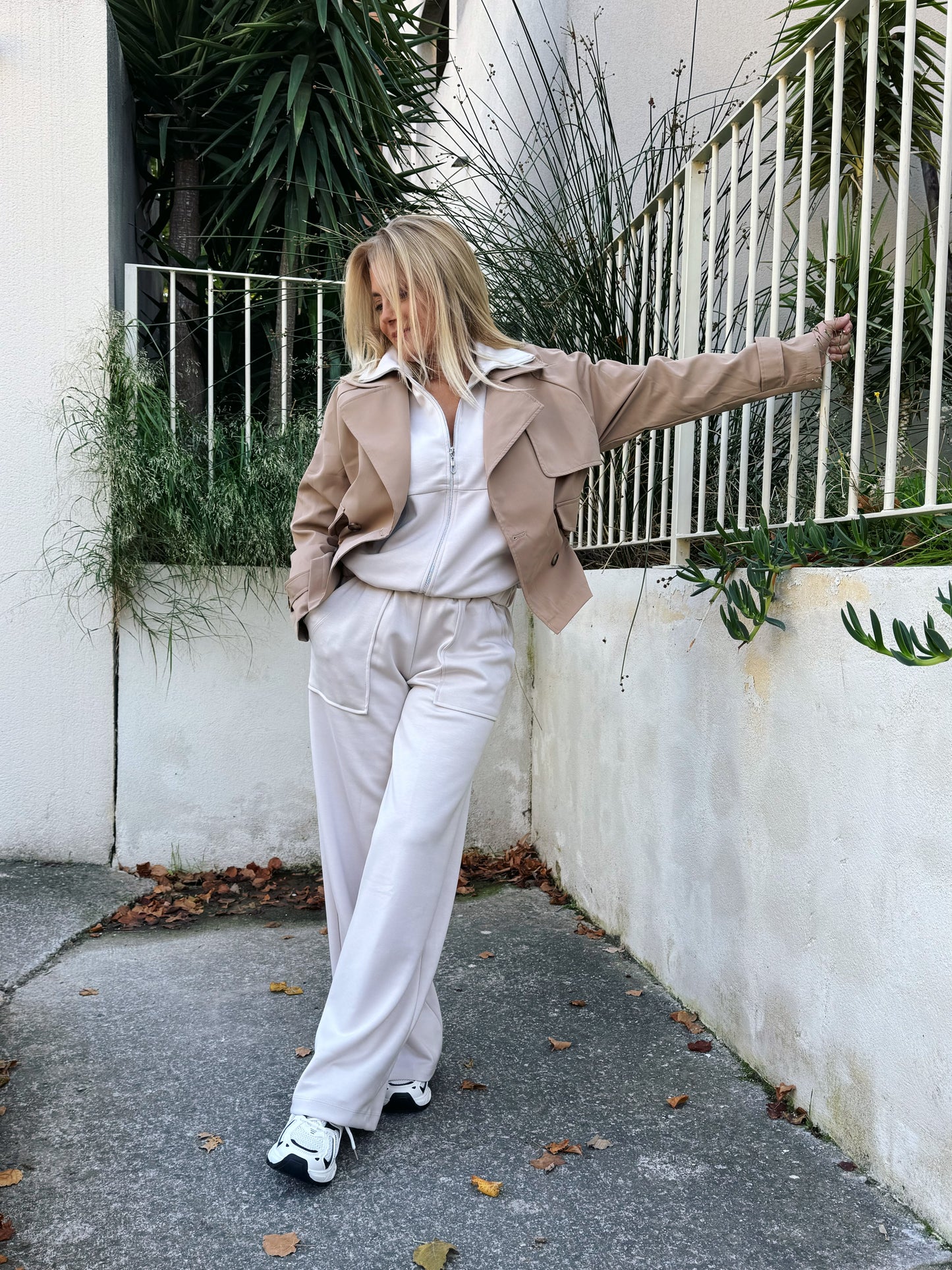 Ensemble Jogging Douceur – Confort & Style coloris beige