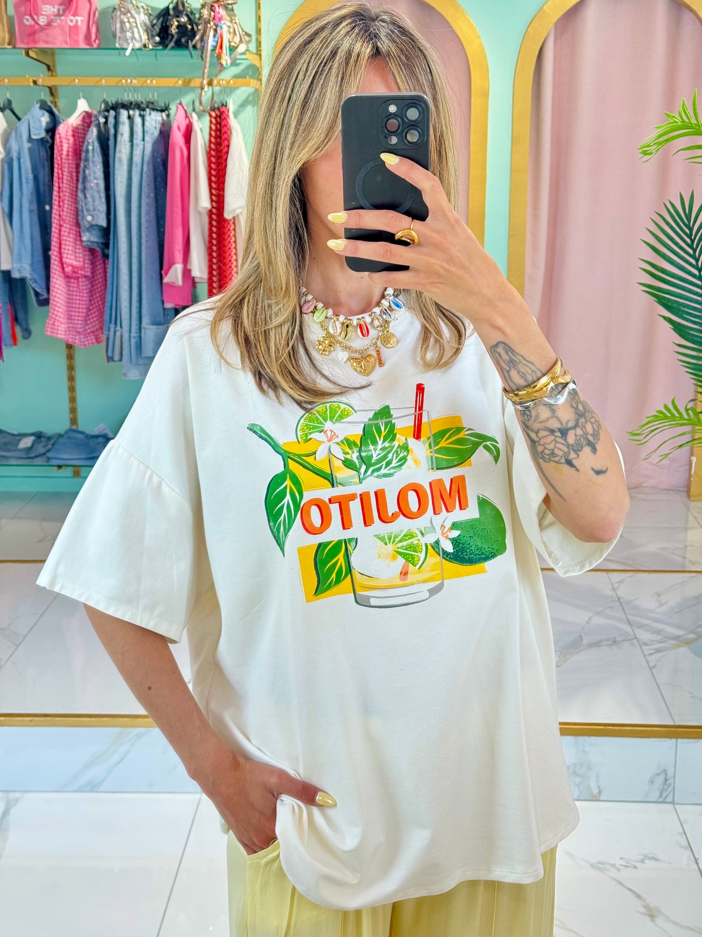 T-shirt tunique oversize “Mojito”