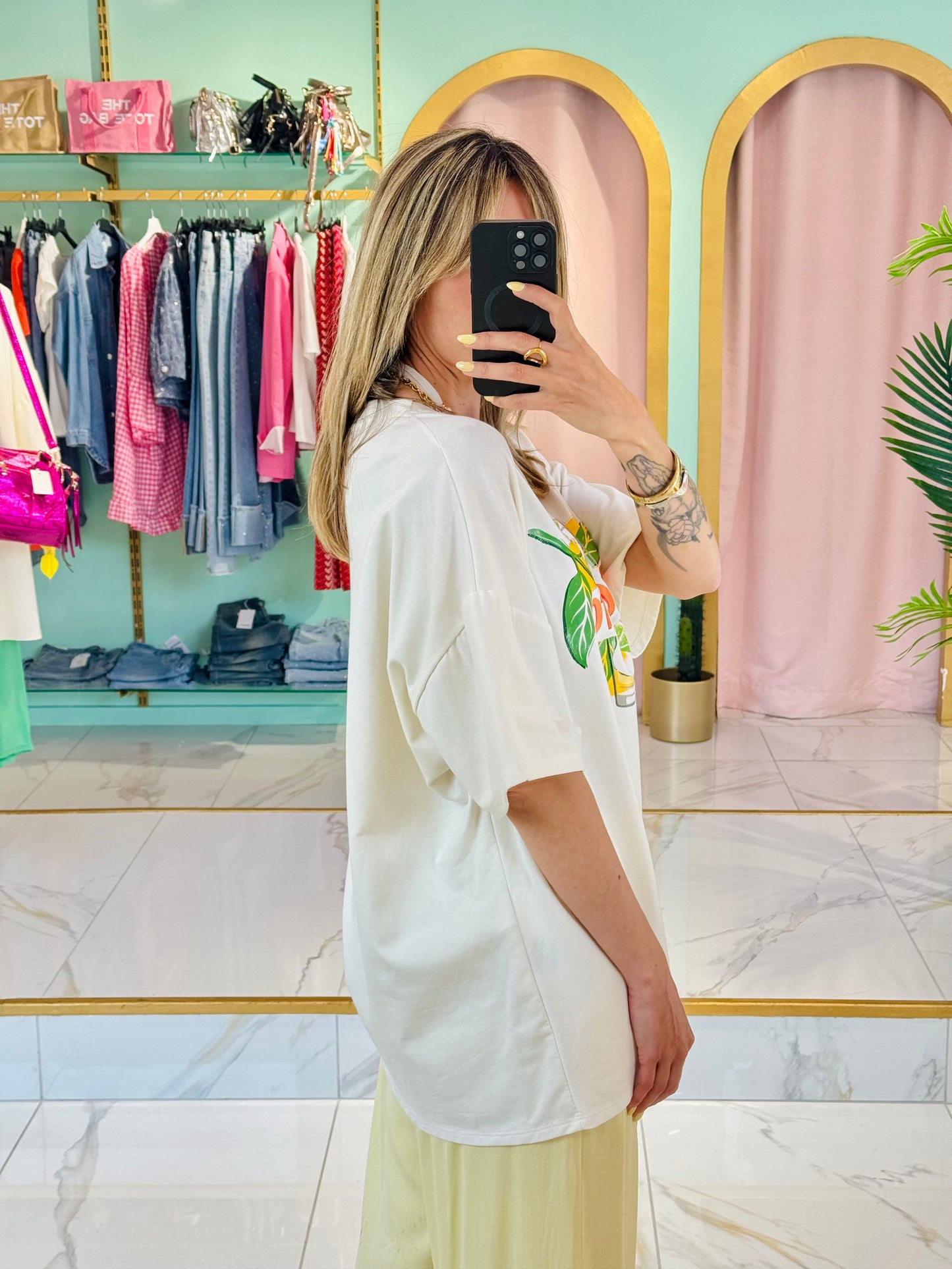 T-shirt tunique oversize “Mojito”