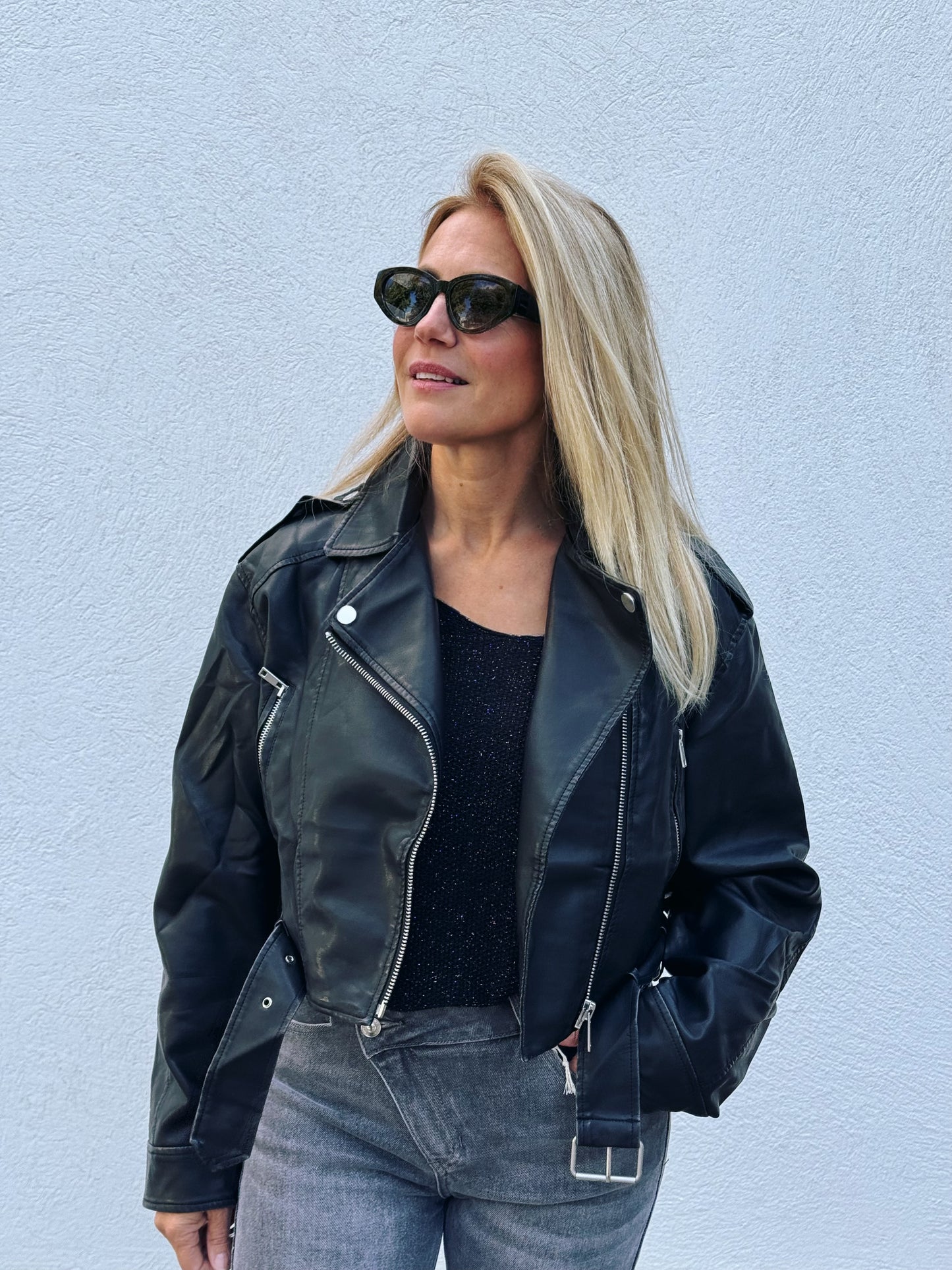 Perfecto oversize noir