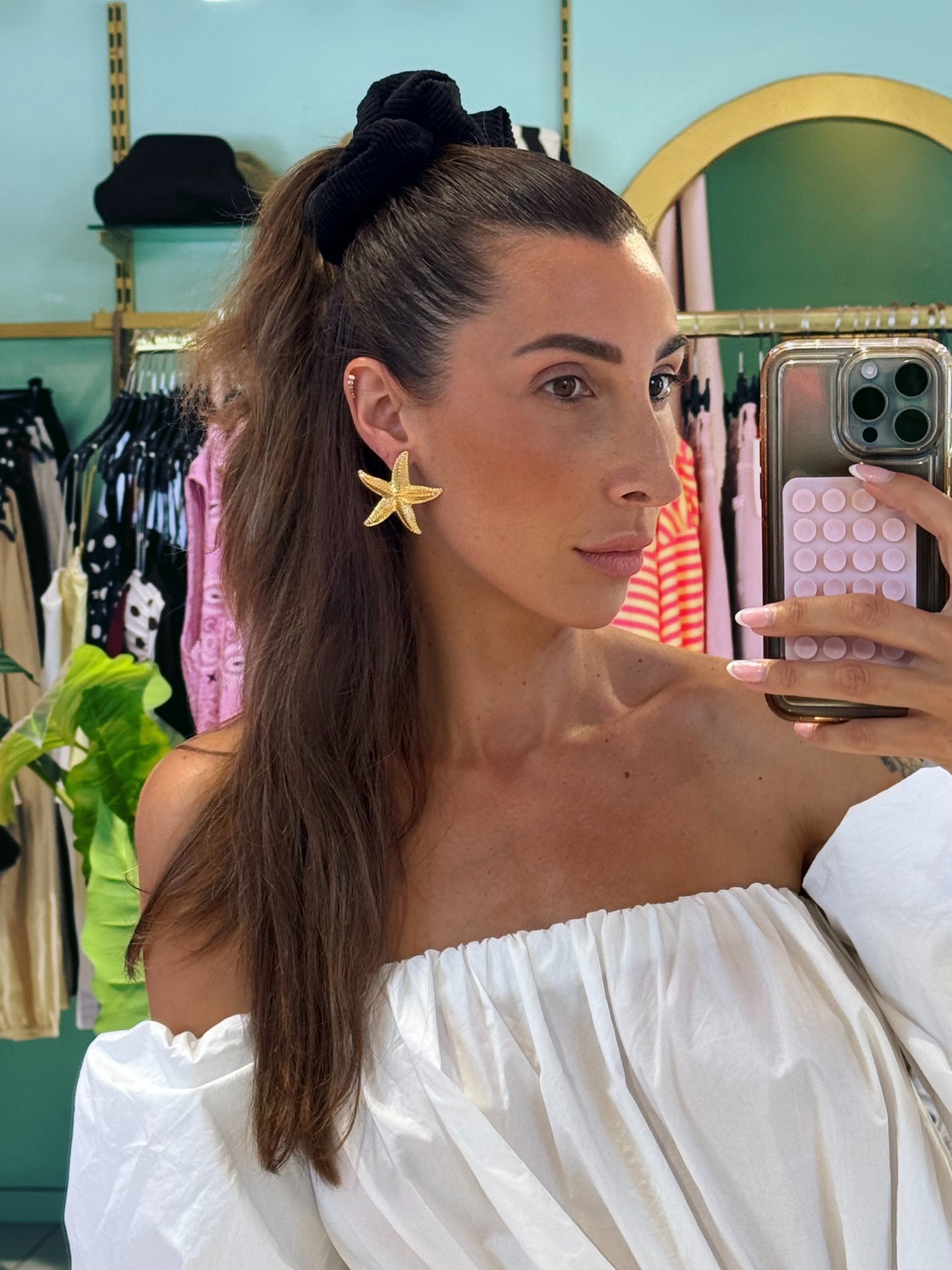Boucles d’oreilles étoile de mer