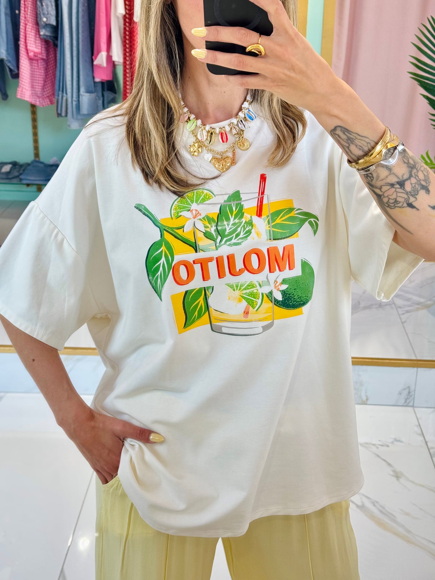 T-shirt tunique oversize “Mojito”
