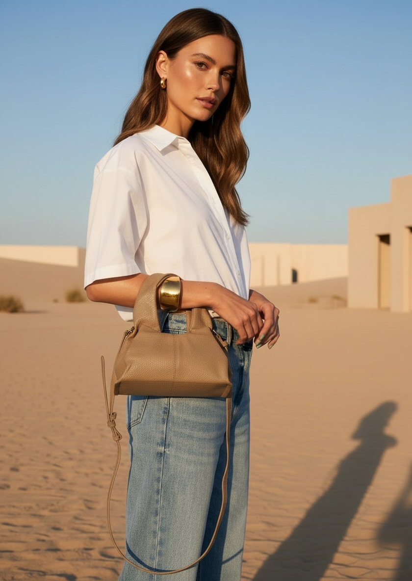Sac dupe pola - sable