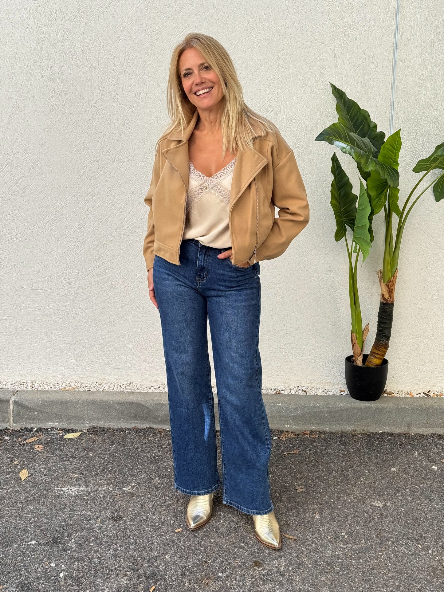 Veste coupe perfecto beige