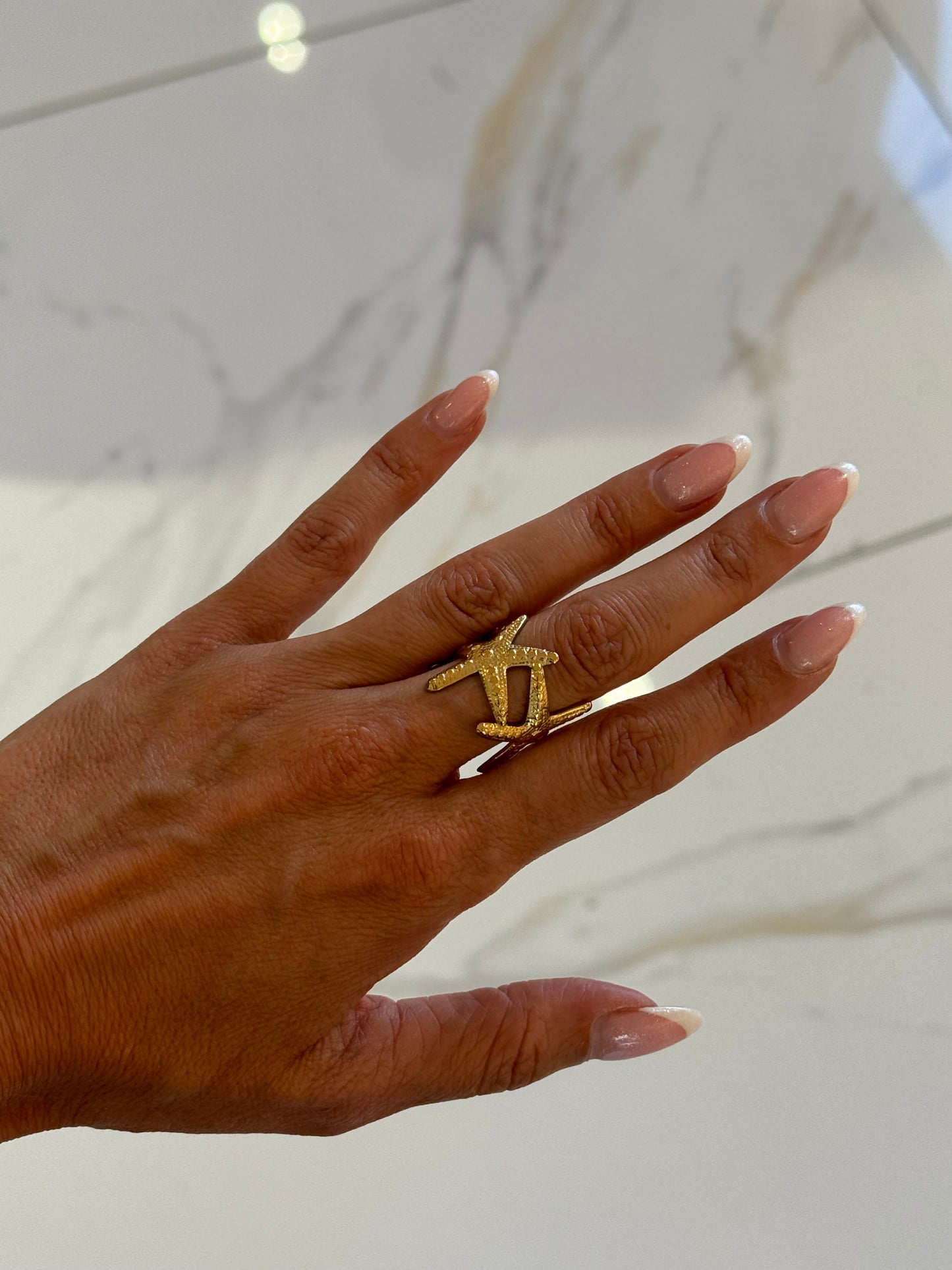Bague étoiles de mer