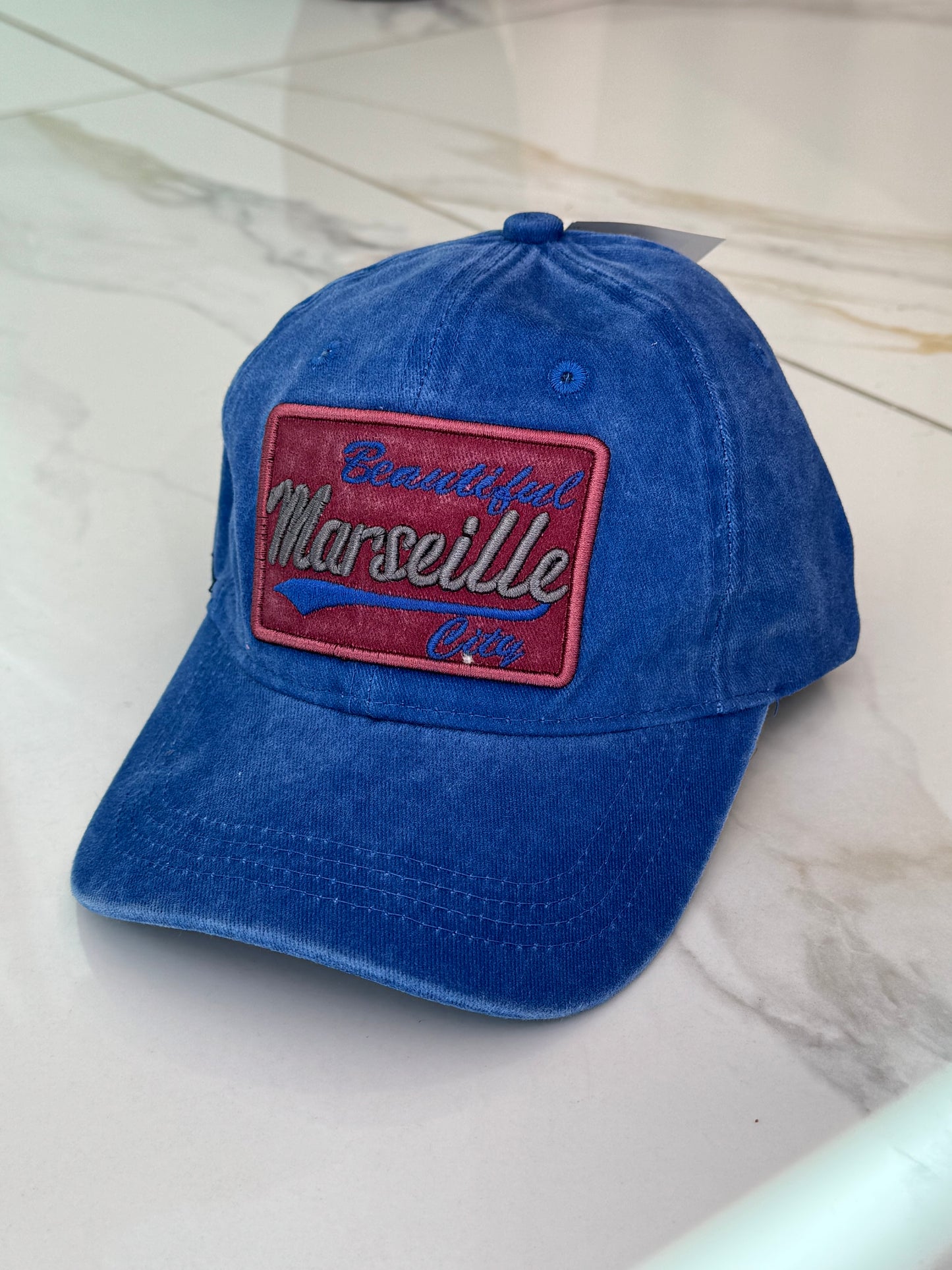 Casquette Marseille bleu roi