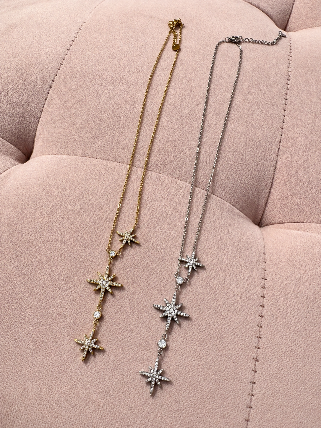 Collier cascade d’étoile