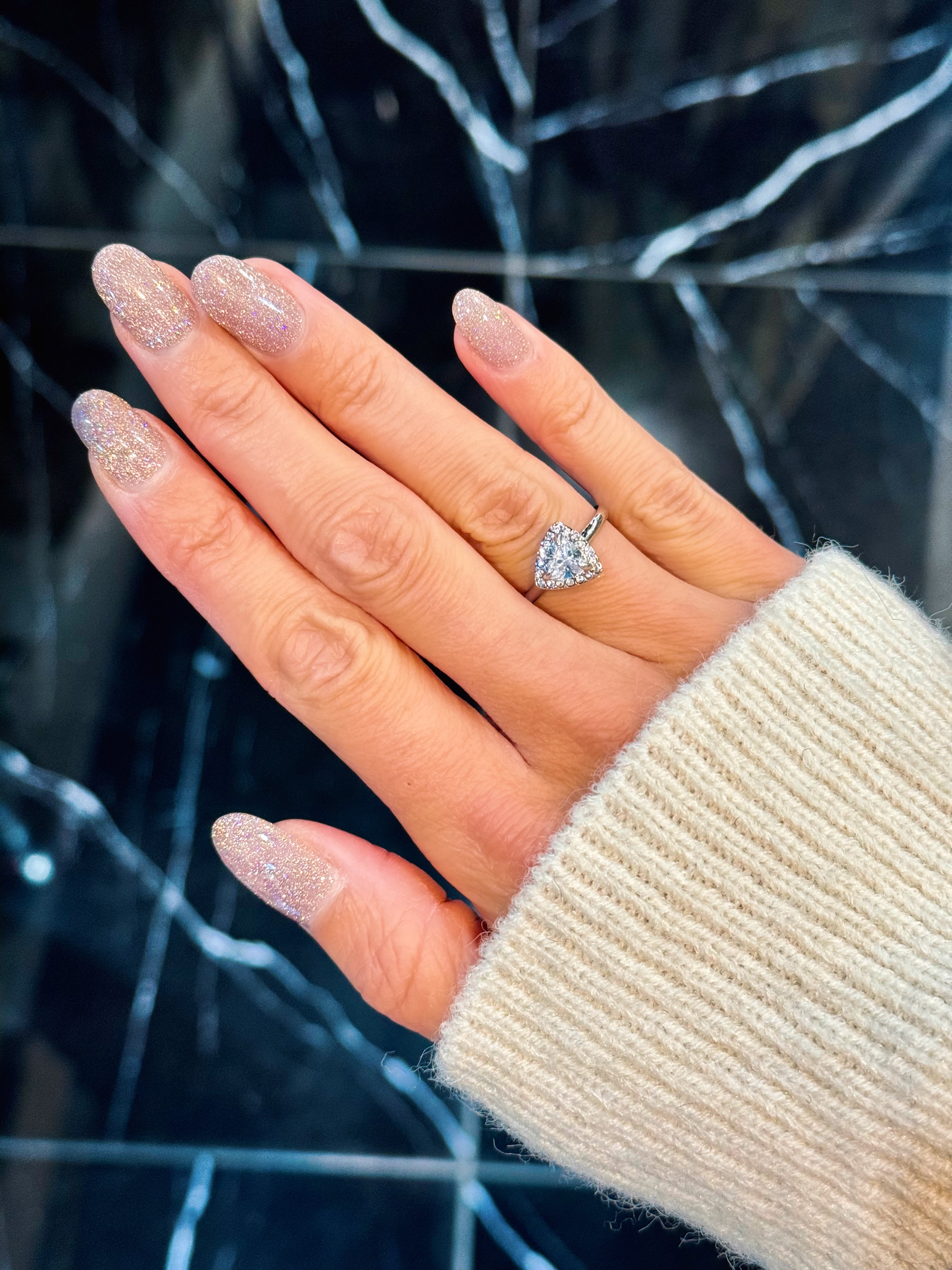 Bague argent strass sale