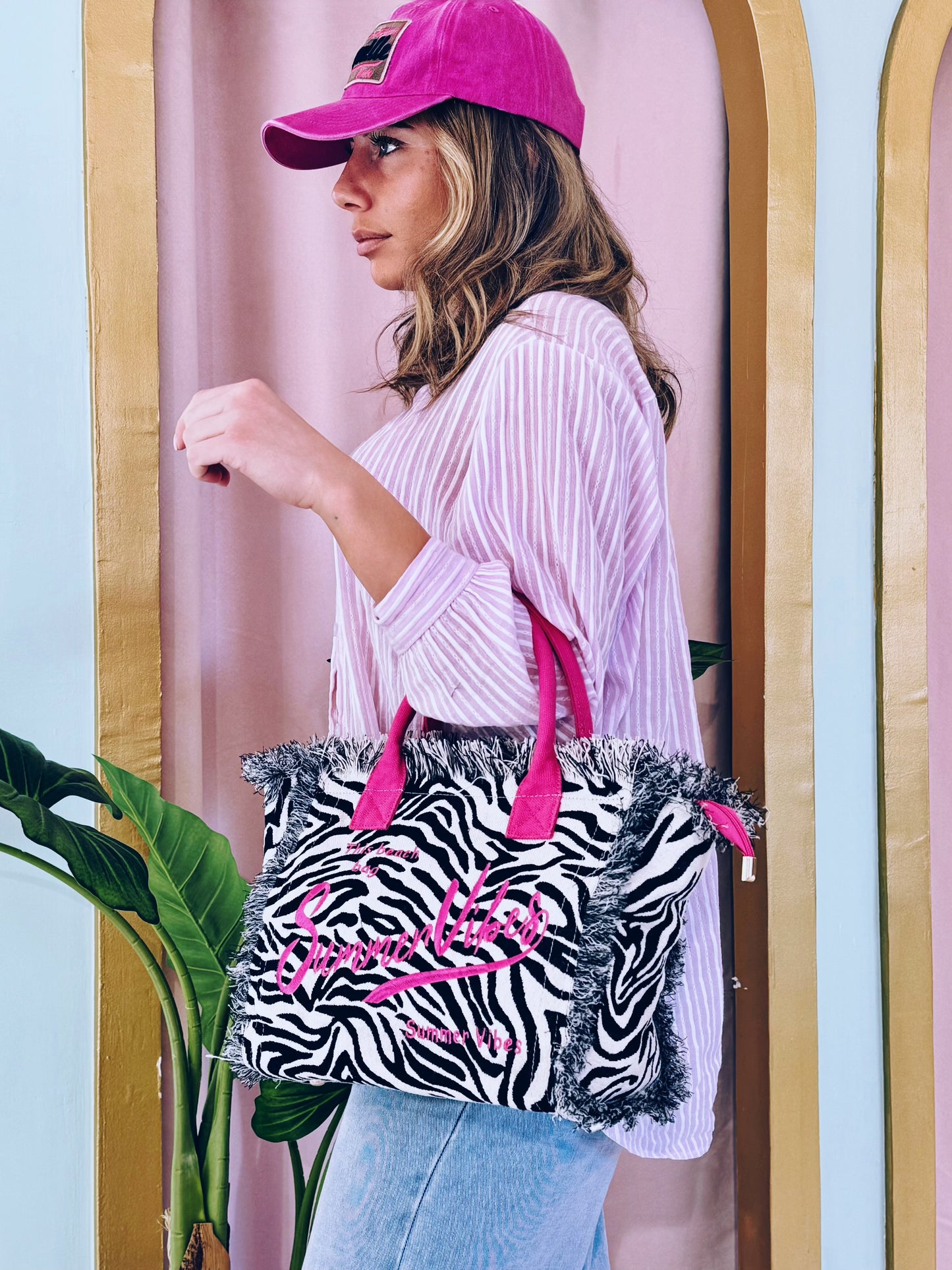 Sac Summer vibes zèbre