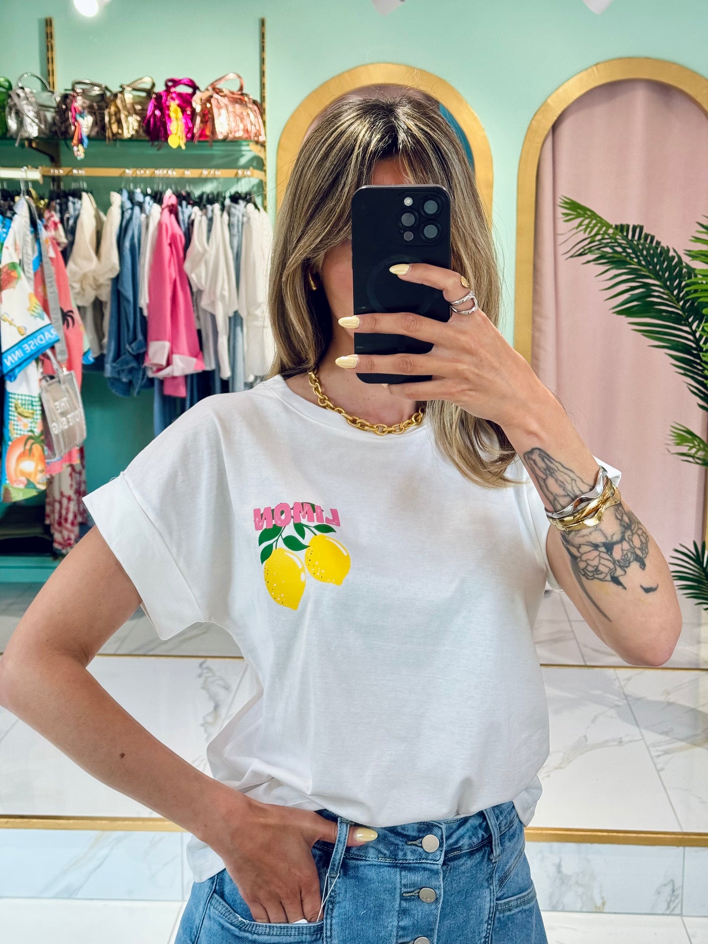 T-shirt « Limon » - blanc