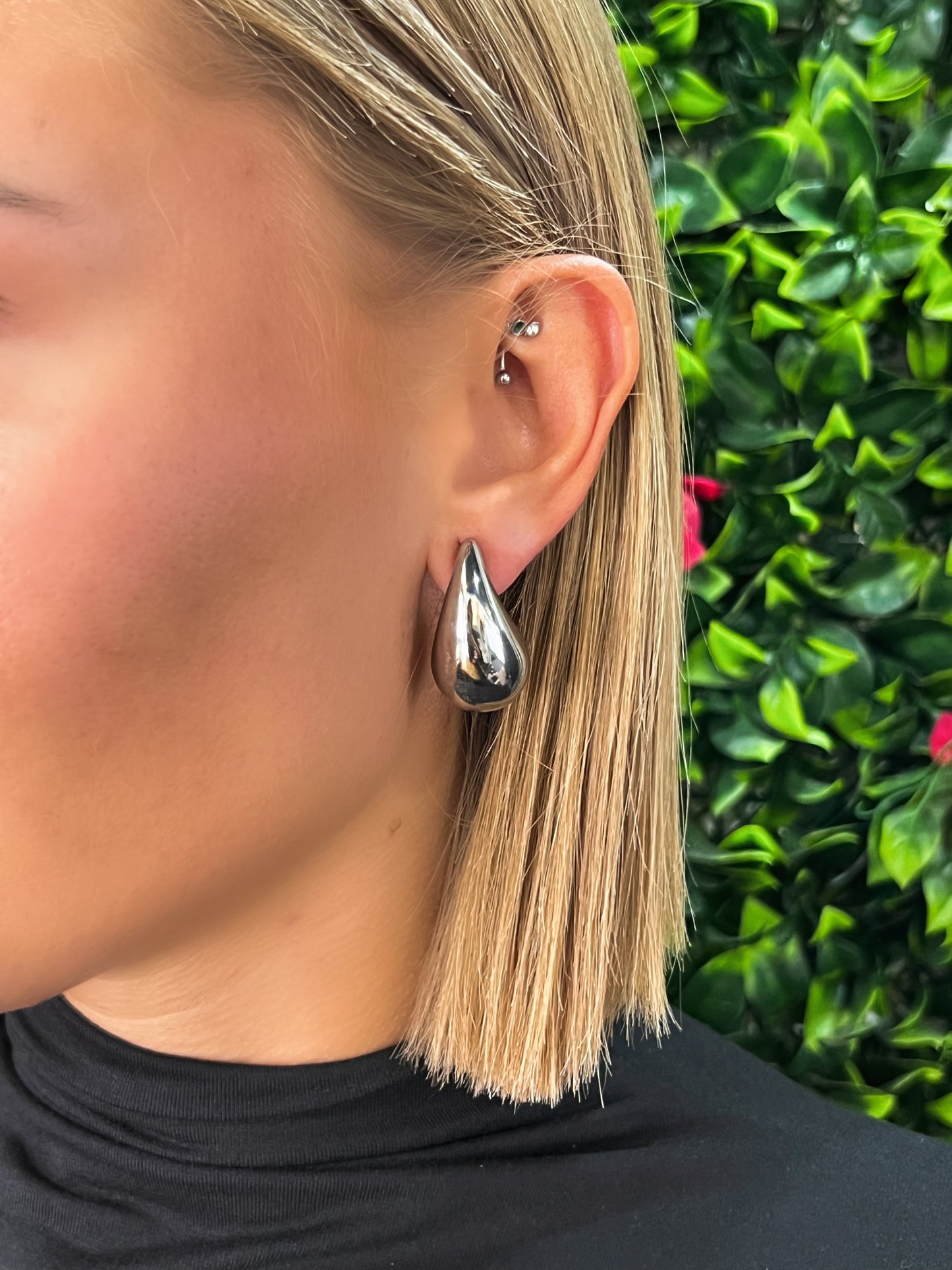Boucles d’oreilles gouttes dupe argent