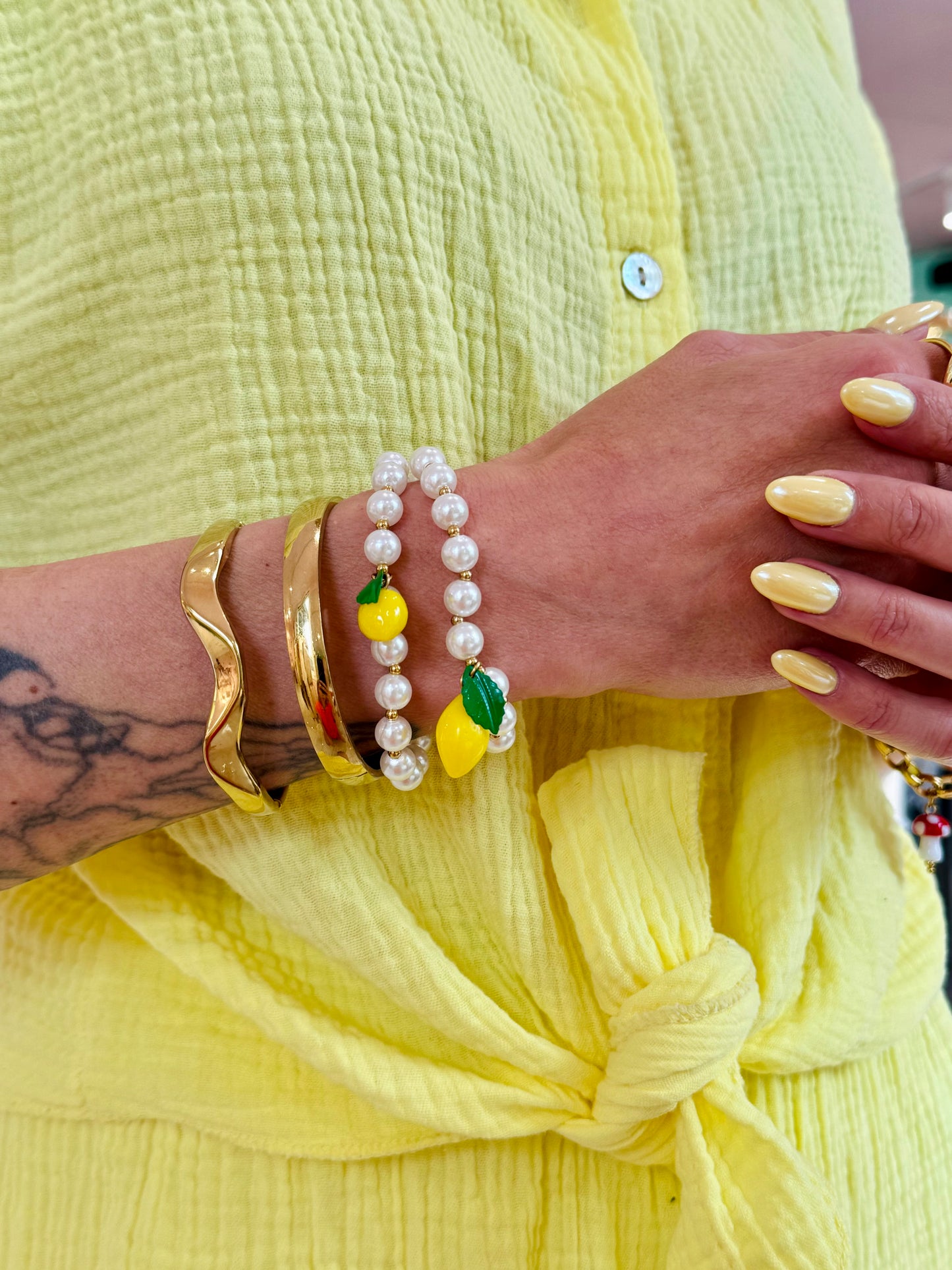 Bracelets perle & citron