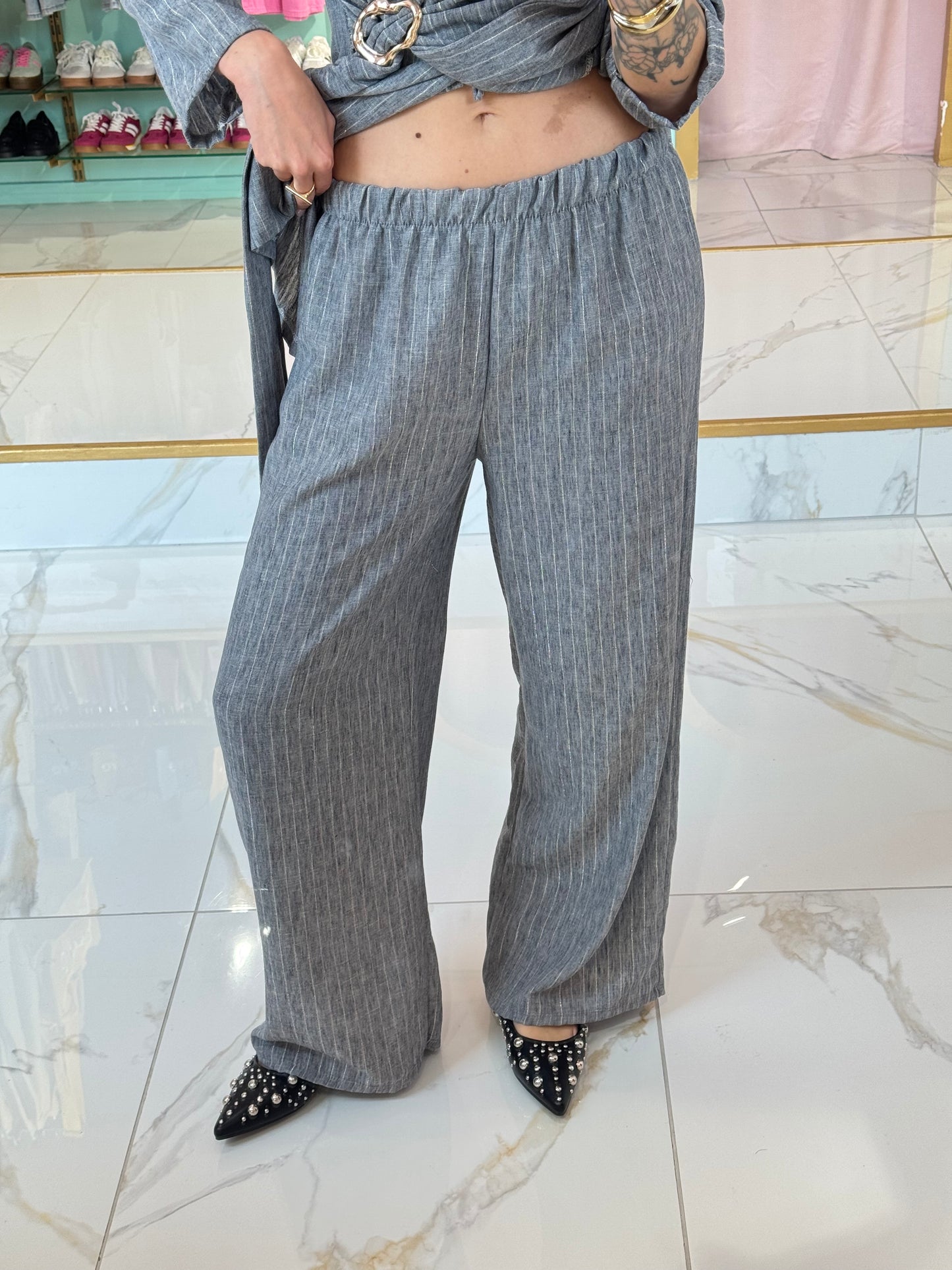 Slingbacks Plates Cloutées & Perles –