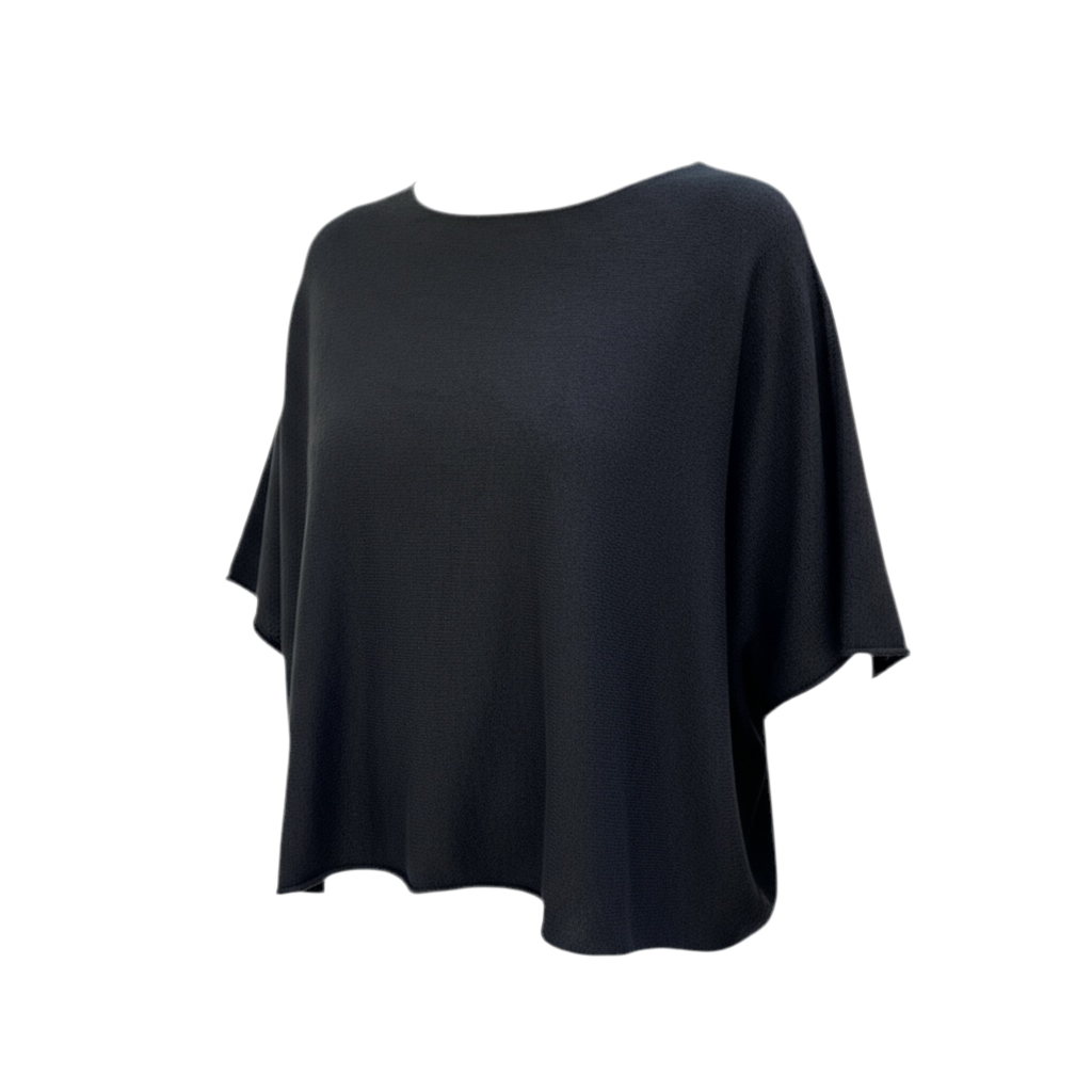 Maille basique loose et douce noire