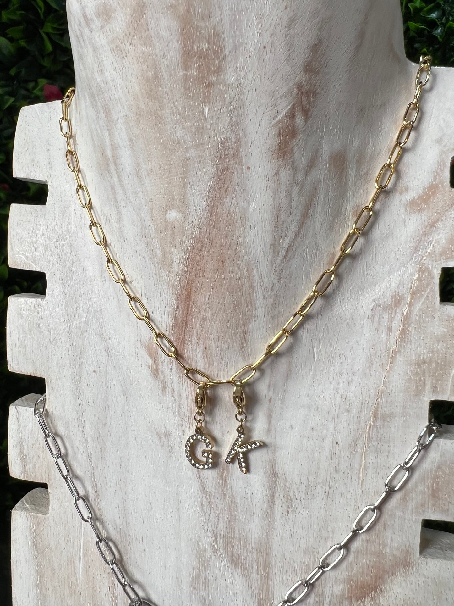 Collier lettres personnalisable