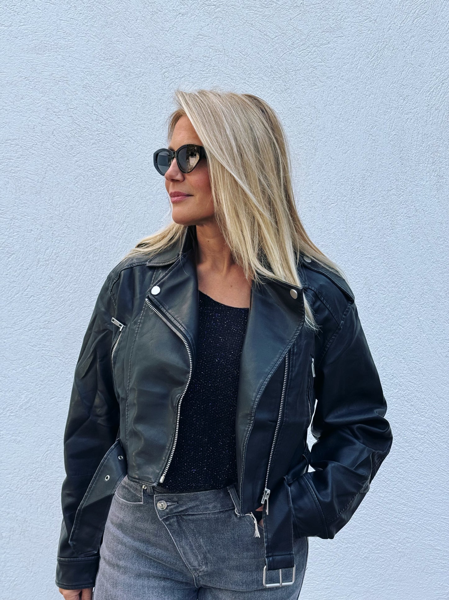 Perfecto oversize noir