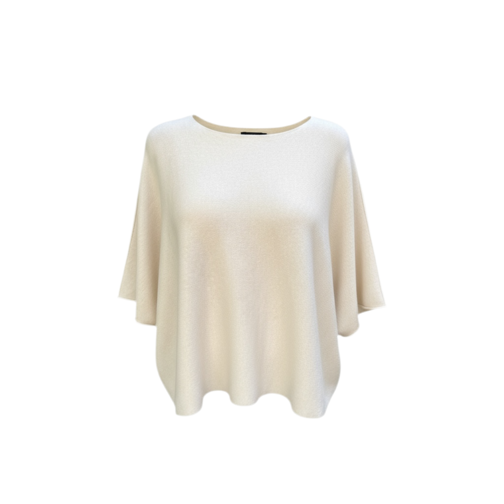 Maille basique loose et douce crème