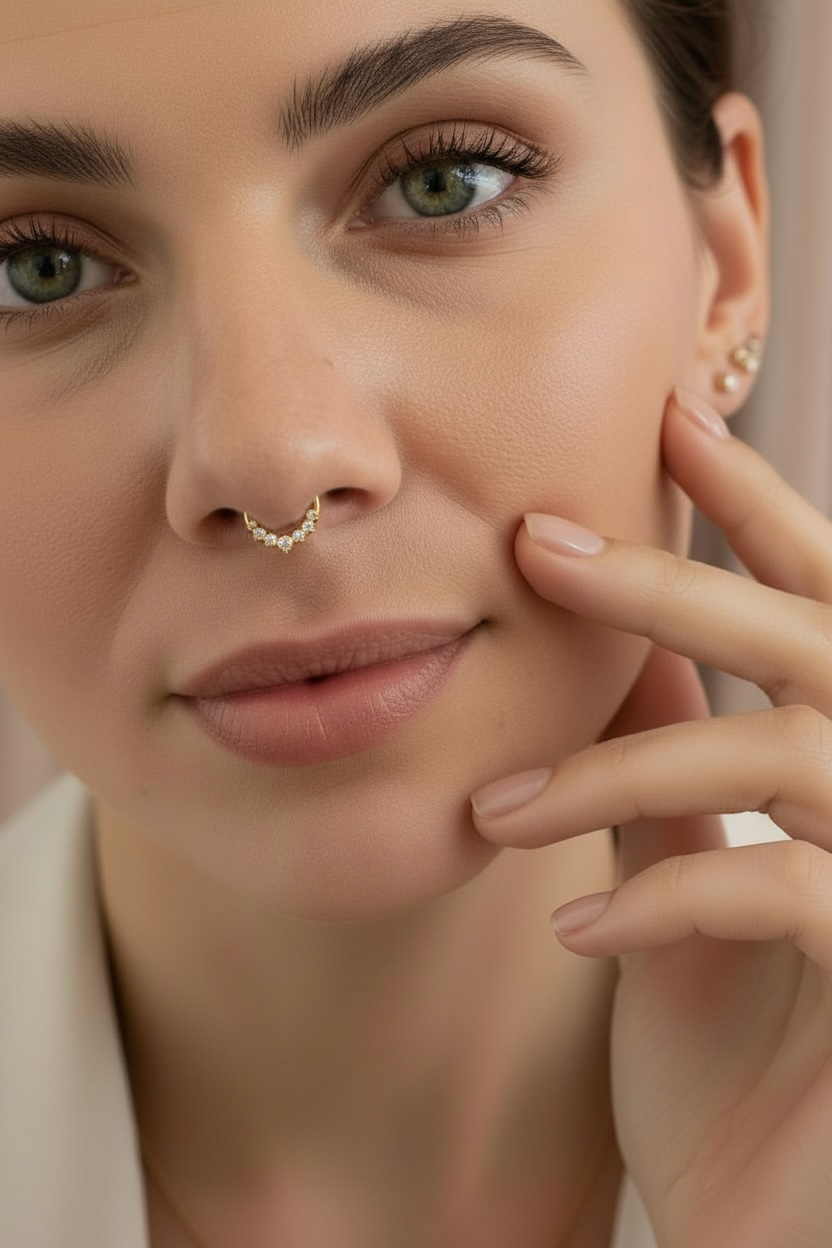 Piercing anneau diva