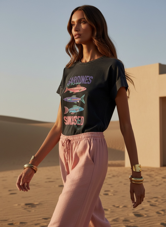 T-shirt sardine gris