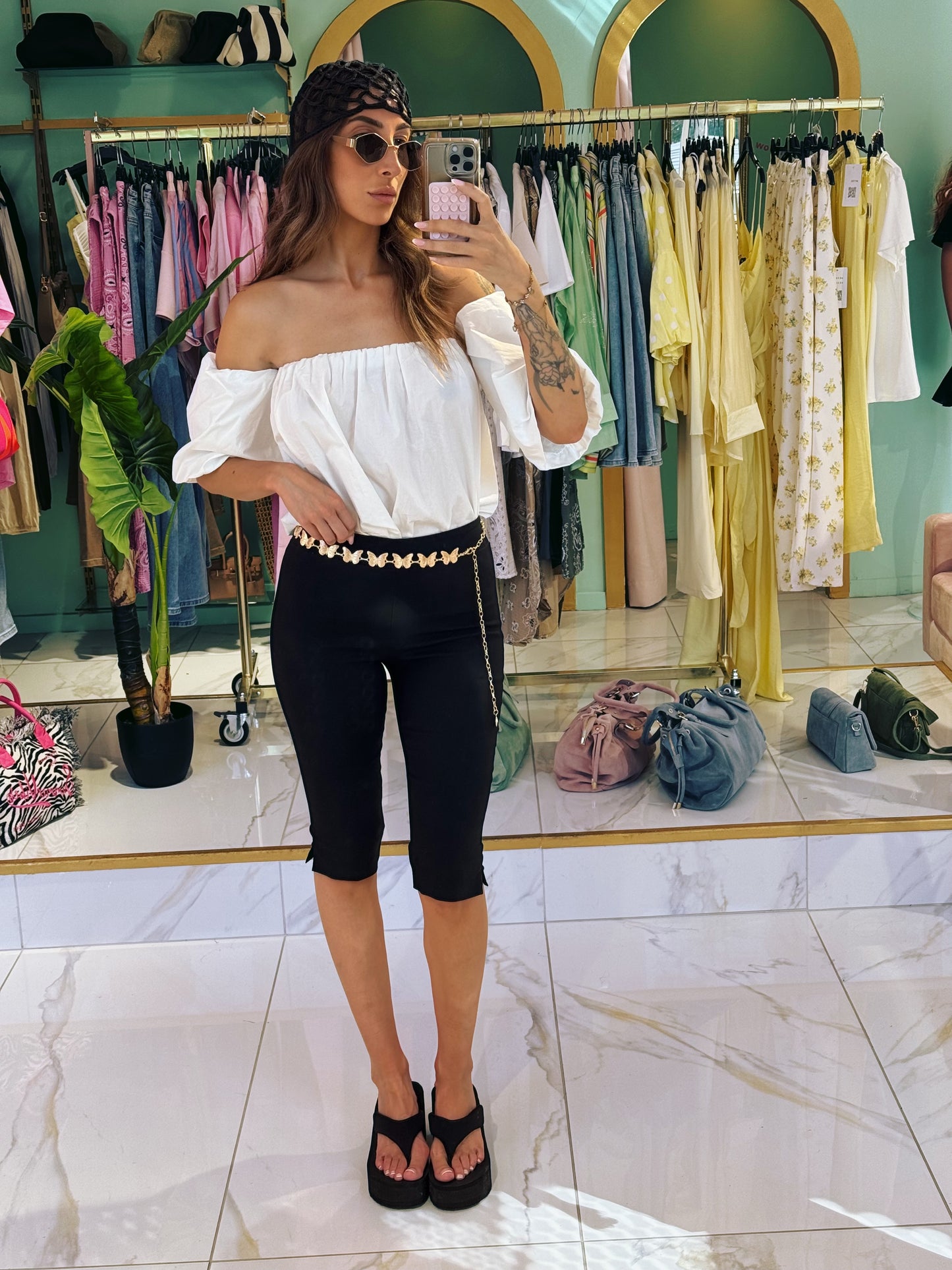 Pantalon Capri noir