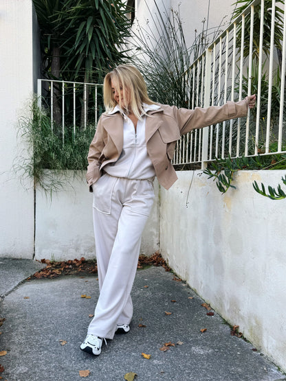 Ensemble Jogging Douceur – Confort & Style coloris beige