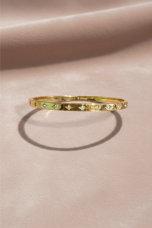 Jonc or éclat de strass