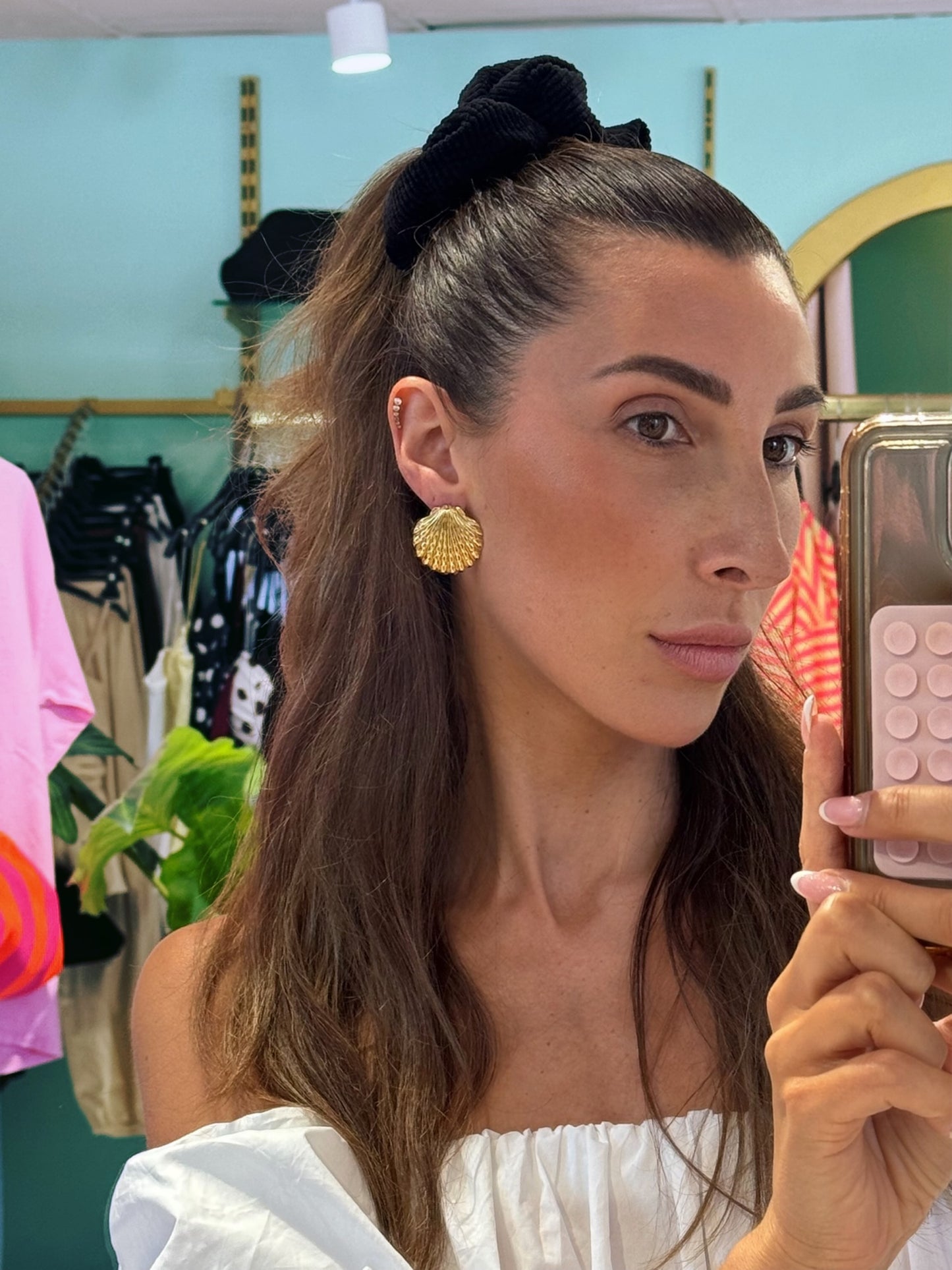 Boucles d’oreilles coquillage