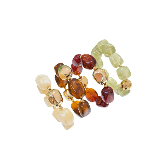 Bracelet boule résine