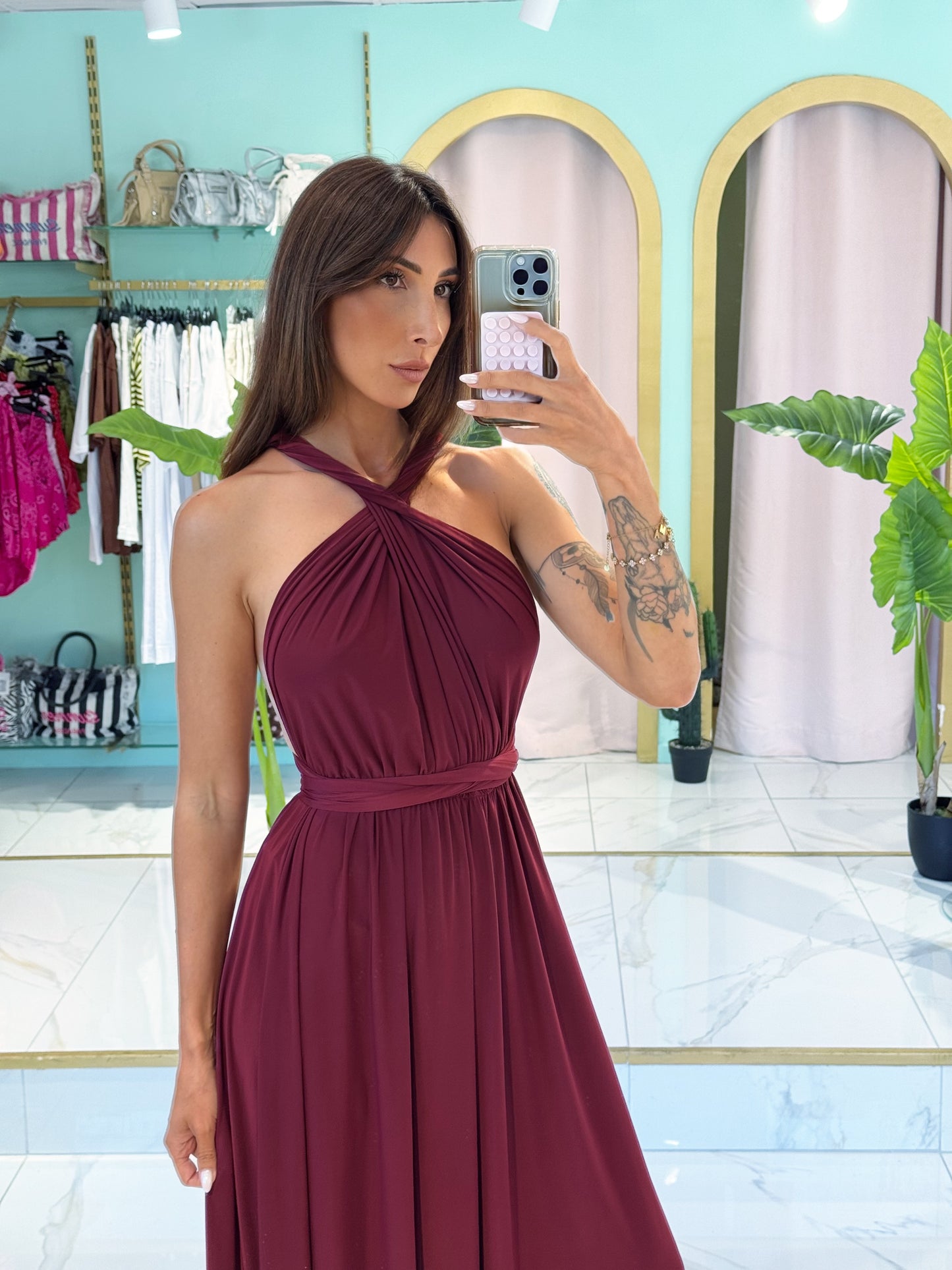 Robe Multi-Positions - bordeaux
