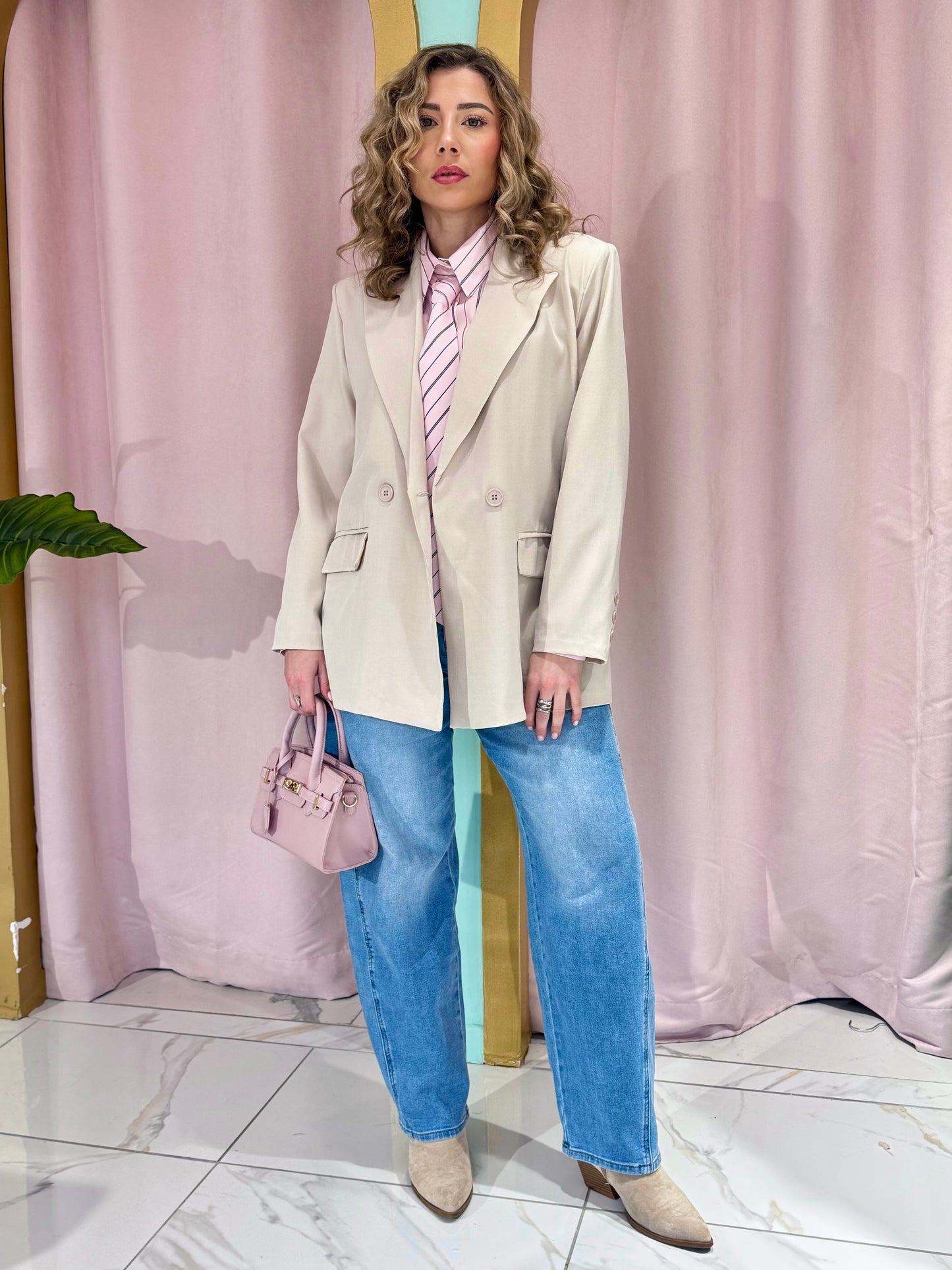 Sac dupe rose pastel