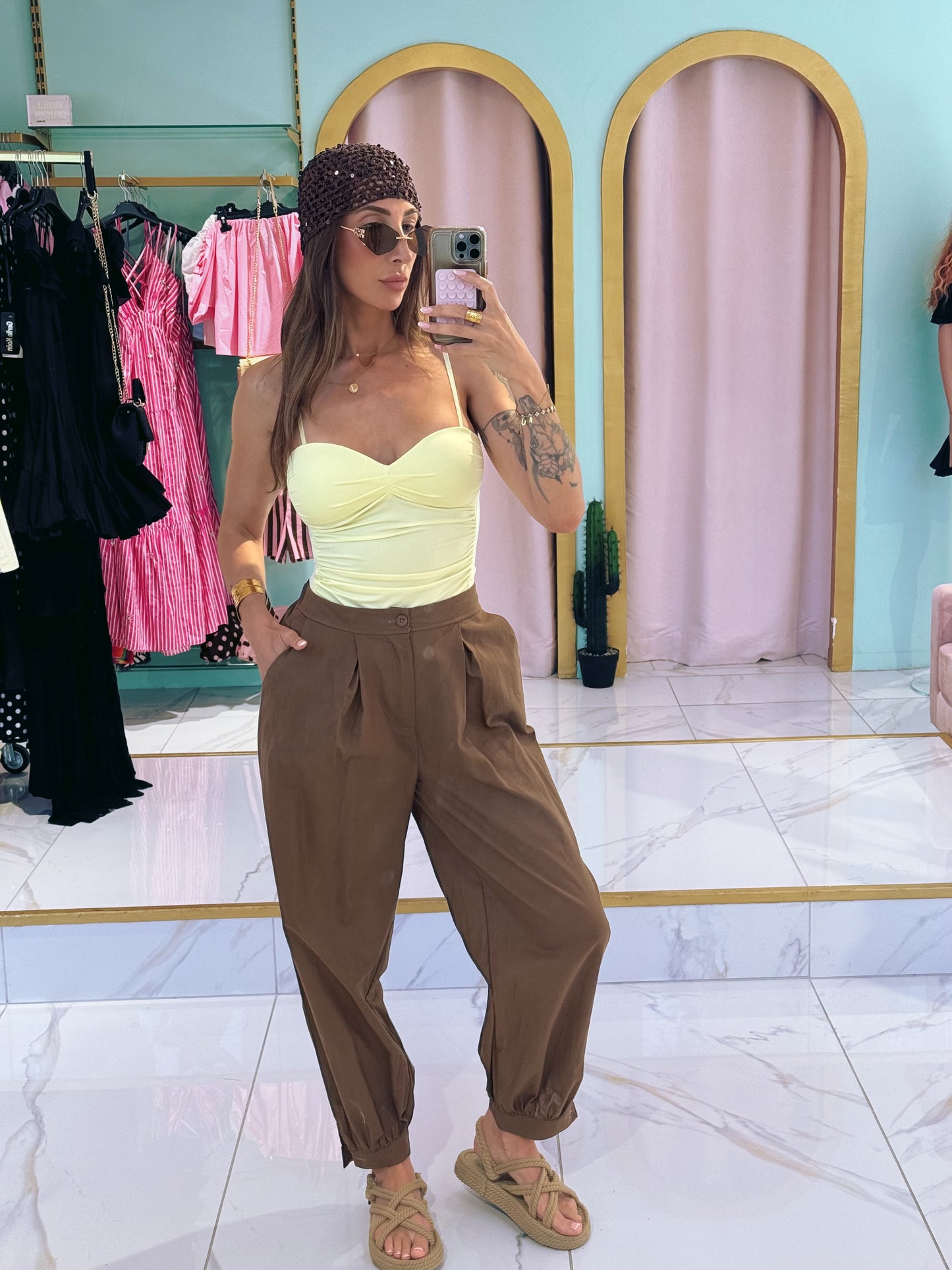 Body Bustier Stretch – jaune