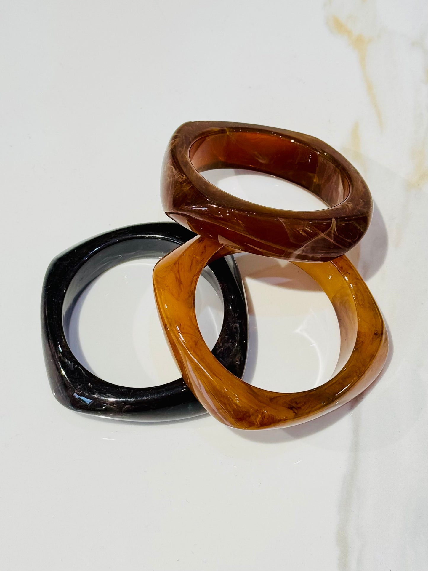 Bracelet jonc résine