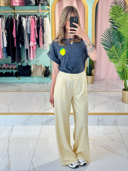 T-shirt « Citron » - Gris