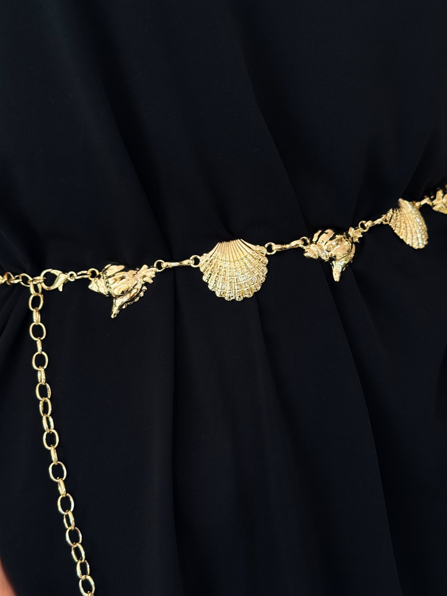 Ceinture chaîne coquillages