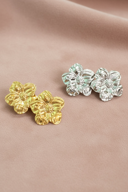Boucles d’oreilles fleurs