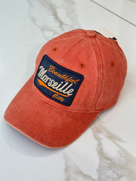 Casquette Marseille orange