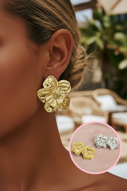 Boucles d’oreilles fleurs