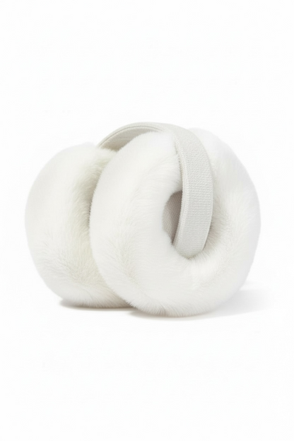 Cache-oreilles confortables et élégants blanc