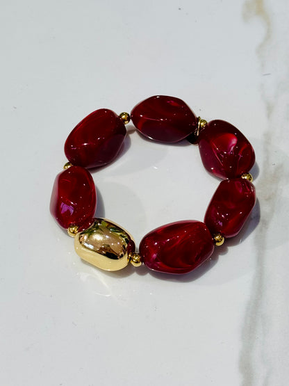 Bracelet boule résine