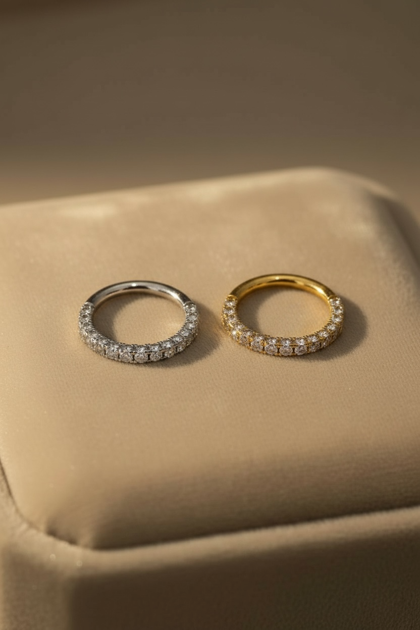 Piercing anneau finesse