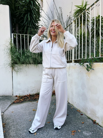 Ensemble Jogging Douceur – Confort & Style coloris beige