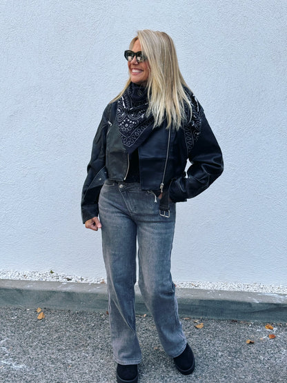 Perfecto oversize noir