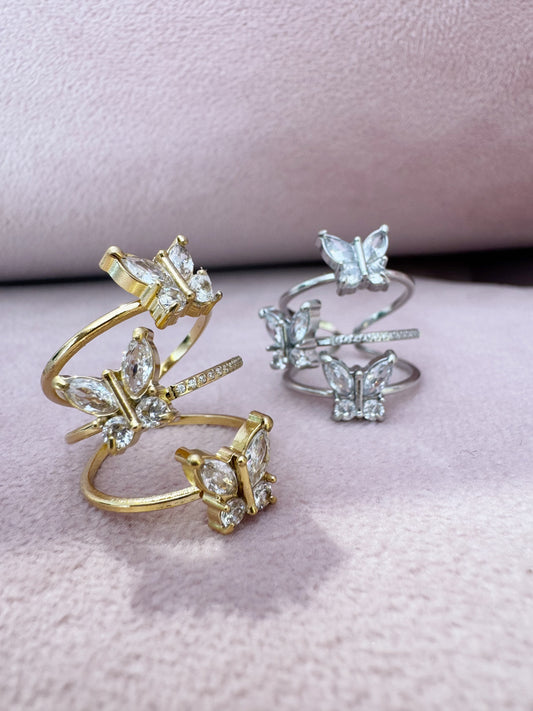 Bague papillon