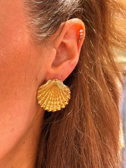 Boucles d’oreilles coquillage