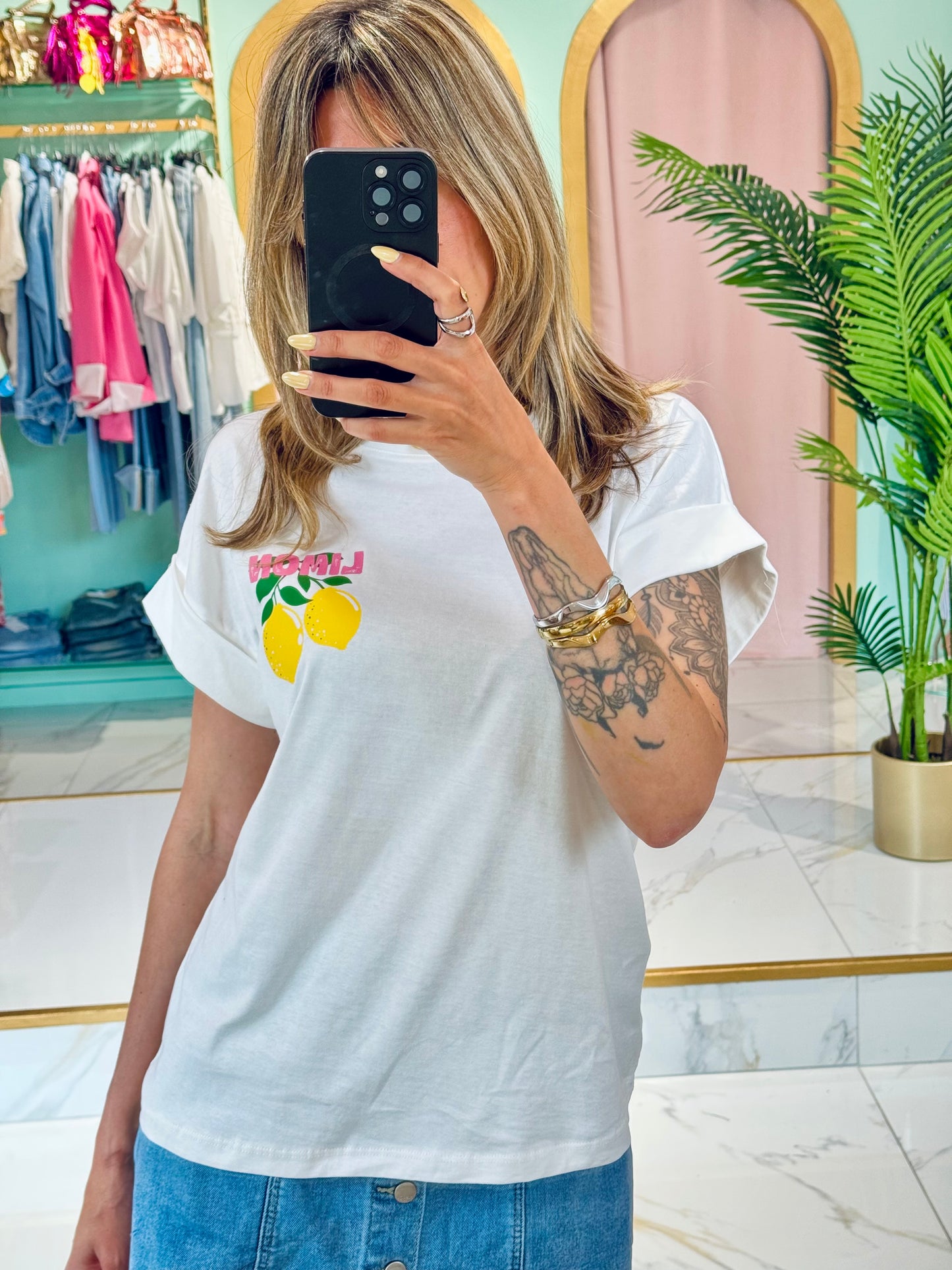 T-shirt « Limon » - blanc