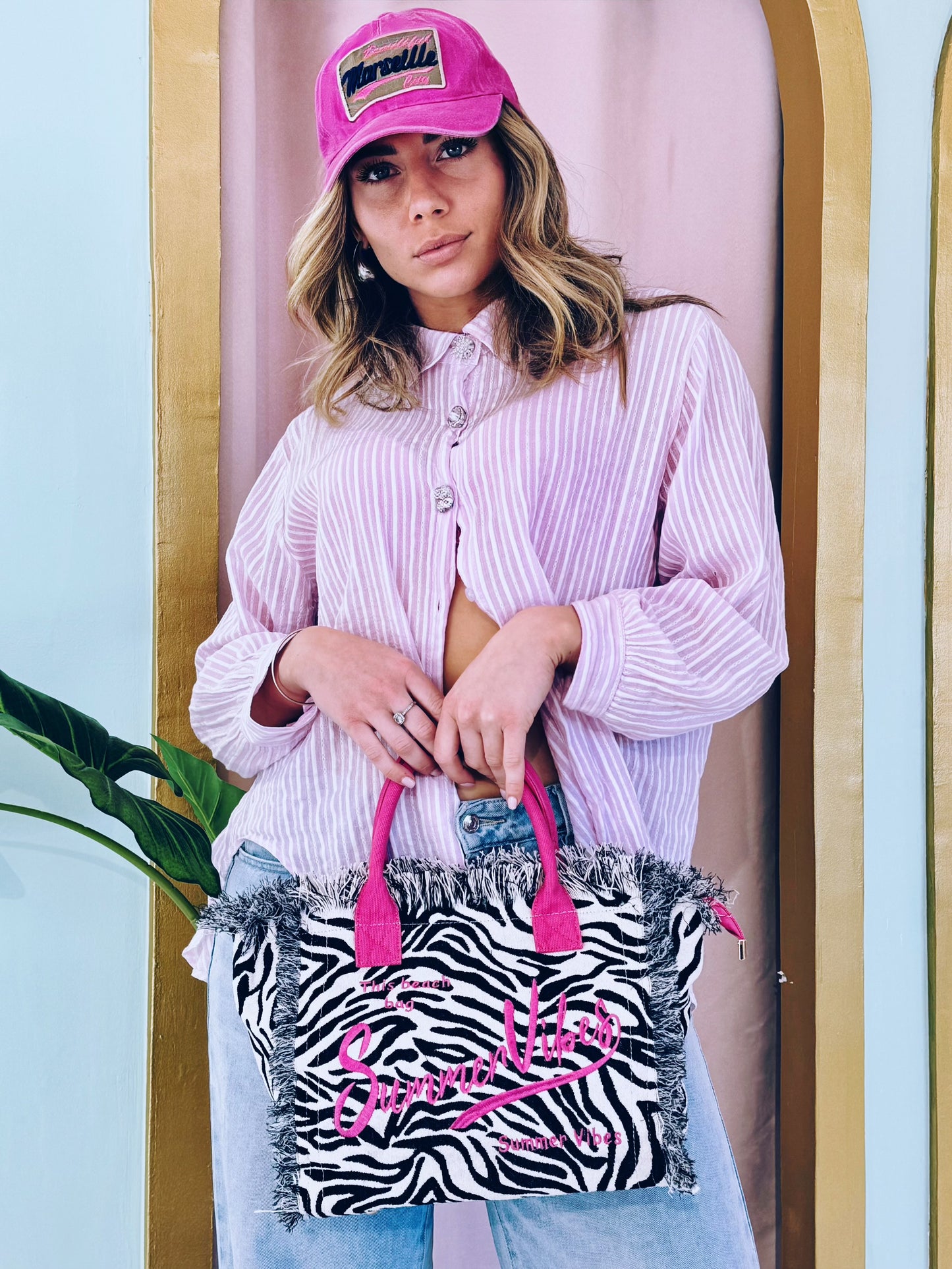 Sac Summer vibes zèbre