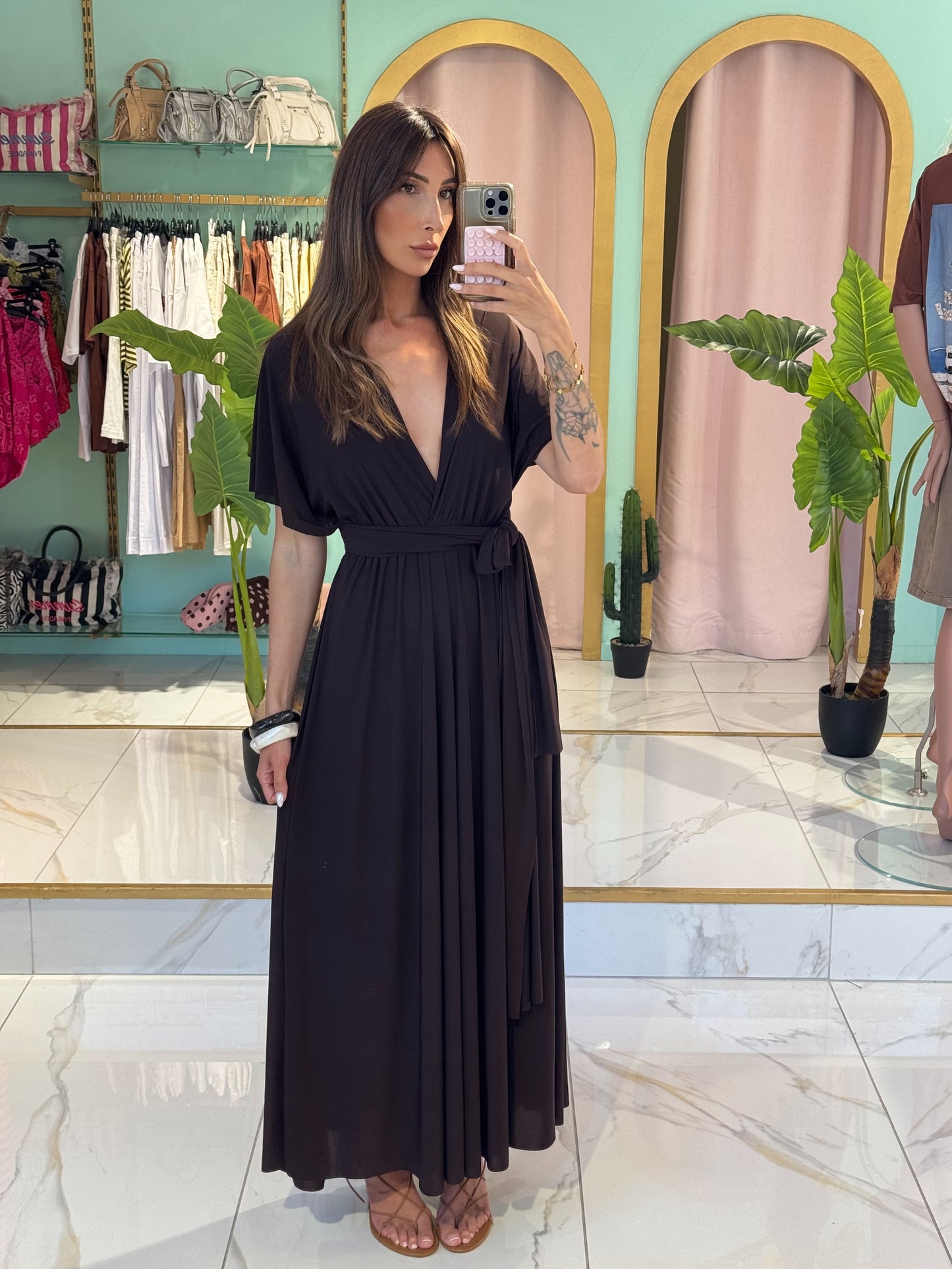 Robe Multi-Positions - marron