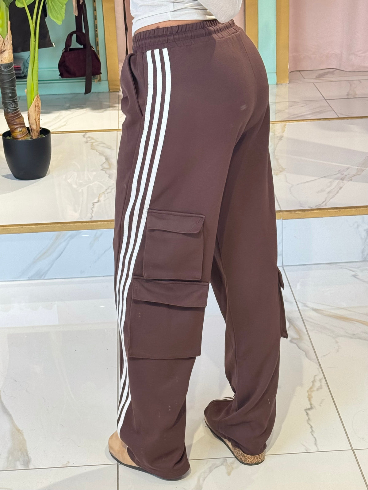 Jogging à bandes – chocolat