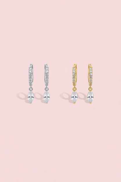 Bo  spacy anneau strass et petite goutte strass